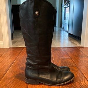 Frye Melissa Button Leather Boots